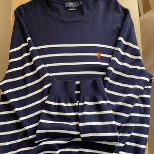 Striped Polo sweater